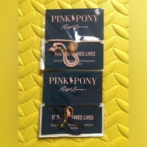 Polo Ralph Lauren pink or blue pony bracelet
